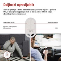 GoSmart alarm IP‑126L GUARDIAN s senzorjem gibanja, 6× senzorjev za vrata/okna, WiFi
