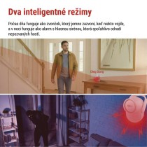 GoSmart alarm IP‑126L GUARDIAN s pohybovým senzorom, 6× dverový/okený senzor, WiFi