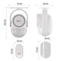 Alarm GoSmart IP‑126L GUARDIAN z czujnikiem ruchu, 6× czujników drzwi/okien, WiFi