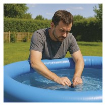 Opravná lepící páska na bazény, 1 m × 100 mm, černá