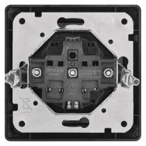 Steckdose SCHUKO, anthrazit