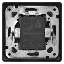 Drucktaste 1/0,  anthrazit