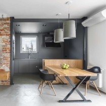 Drucktaste 1/0,  anthrazit