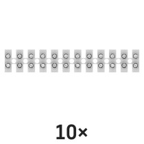 Svorkovnice 12x6,0 mm bílá, 10 ks