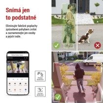 GoSmart Venkovní bateriová kamera IP-600 EYE s WiFi a solárním panelem