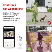 GoSmart Outdoor IP Kamera mit WiFi und Solarpanel IP-600 EYE, batteriebetrieben