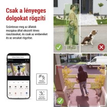 GoSmart Kültéri akkumulátoros kamera IP-600 EYE wifivel és napelemmel