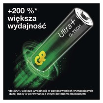 GP Bateria alkaliczna ULTRA PLUS AAA (LR03) 2 szt.