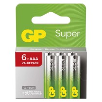 GP Bateria alkaliczna SUPER AAA (LR03) 6 szt.