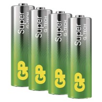 Alkalická batéria GP Super LR6 (AA), 4 ks