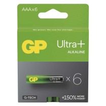 Alkalická baterie GP Ultra Plus AAA (LR03), 6 ks