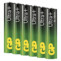 Alkalická baterie GP Ultra Plus AAA (LR03), 6 ks