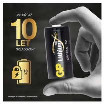 Lithiová baterie GP CR123A, 1 ks