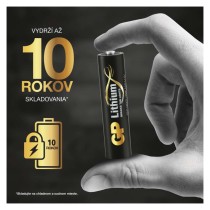 Lítiová batéria GP FR03 (AAA), 2 ks