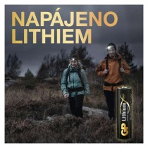 Lithiová baterie GP AA (FR6), 2 ks