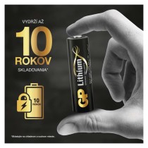 Lítiová batéria GP FR6 (AA), 2 ks