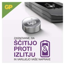 Baterija GP gumbna alkalna LR44 A76F 2 blister