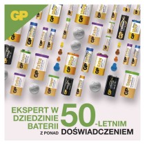 GP Ultra Plus Bateria alkaliczna guzikowa A76F (LR44) 1 szt.