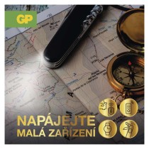 GP lithiová knoflíková baterie CR1025, 1 ks