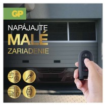 Lítiová gombíková batéria GP CR1620, 5 ks