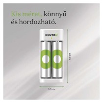 GP Akkumulátor töltő Eco E221+2xAA ReCyko 2100mAh
