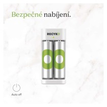 Nabíječka baterií GP Eco E221 + 2× AA ReCyko 2100