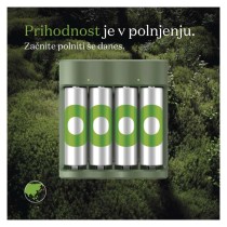 GP polnilec baterij Eco E441 + 4× AA GP ReCyko 2100