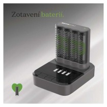 Nabíječka baterií GP Pro P461 + 4× AA ReCyko Pro + DOCK