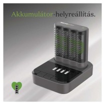 GP Pro akkumulátor töltő P461+4xAA ReCyko Pro + dokkoló