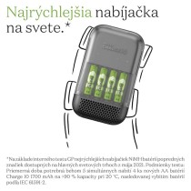 GP nabíjačka batérií Charge 10 S491 + 4× AA