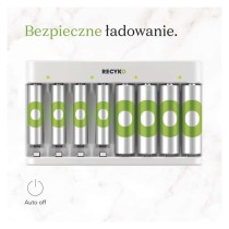 GP Ładowarka Recyko Eco E821 + 4× AA 2100 + 4× AAA 850 /*MPP