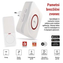 GoSmart Brezžični hišni zvonec P5735WS za vtičnico z WiFi