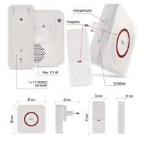 GoSmart Vezeték nélküli csengő P5735WS wifivel