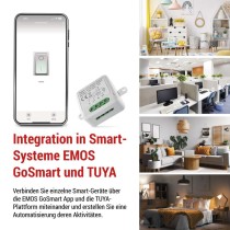 GoSmart Schaltermodul IP-2101SZ, ZigBee, 1-Kanal