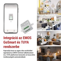 GoSmart kapcsolómodul IP-2101SZ, ZigBee, 1 csatornás