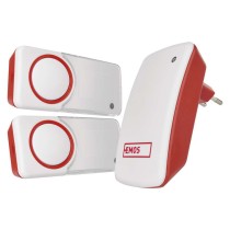 Akuta kodune juhtmevaba uksekell P5750.2T, pistik, 2 nupuga