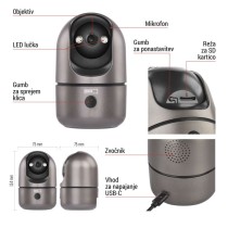 GoSmart Notranja vrtljiva kamera IP‑220W z WiFi