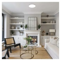 LED stropné svietidlo TIVI, A CLASS, okrúhle biele 19W, IP44, Neutrálna biela