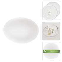 LED přisazené svítidlo TIVI, A CLASS, kruhové bílé 19W, IP44, neutrální bílá