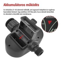 Mechanikus öntöző időzítő, 1 kimenet