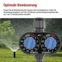 Mechanische Bewässerungsuhr, 1 Weg