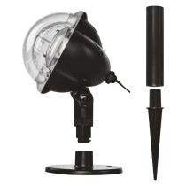 LED dekoratívny projektor – padajúce vločky, vonkajší aj vnútorný, biela