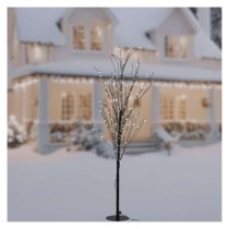 LED vianočný stromček, 120 cm, vonkajšia aj vnútorná, teplá biela, časovač