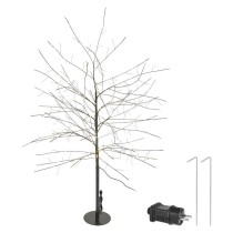 LED vianočný stromček, 120 cm, vonkajšia aj vnútorná, teplá biela, časovač