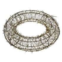 LED vianočný veniec – 480 LED, vonkajší aj vnútorný, teplá biela