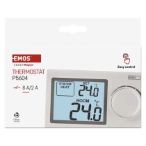 Raumthermostat P5604, manuell, verkabelt
