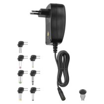 Zasilacz impulsowy 2250mA z wymiennymi końcówkami, USB