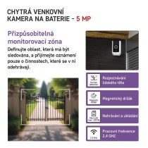 GoSmart Venkovní bateriová kamera IP-210 SNAP s WiFi