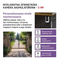 GoSmart Kamera zewnętrzna IP-210 SNAP z WiFi, z akumulatorem
