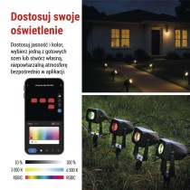 GoSmart Oświetlenie punktowe LED RGB IC + CCT, IP65, zestaw rozszerzający 1 szt., WiFi